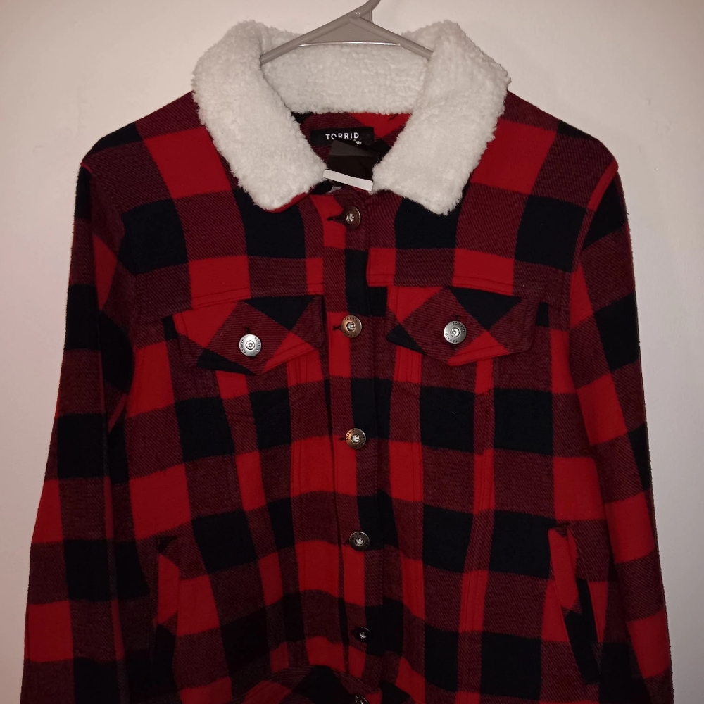 Torrid trucker jacket NWT